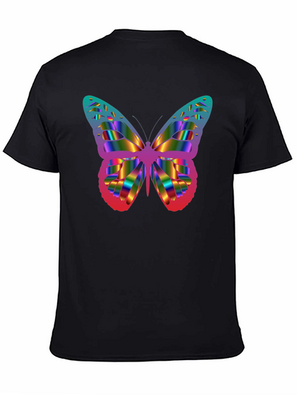 Rainbow Butterfly Graphic T-Shirt