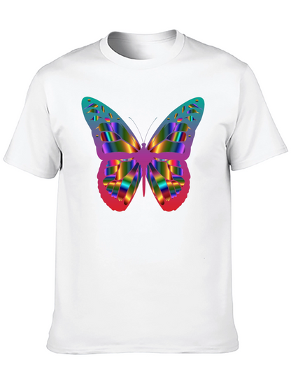 Rainbow Butterfly Graphic T-Shirt