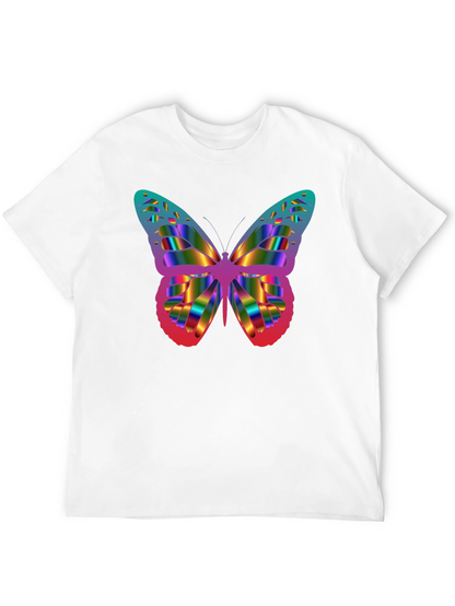 Rainbow Butterfly Graphic T-Shirt