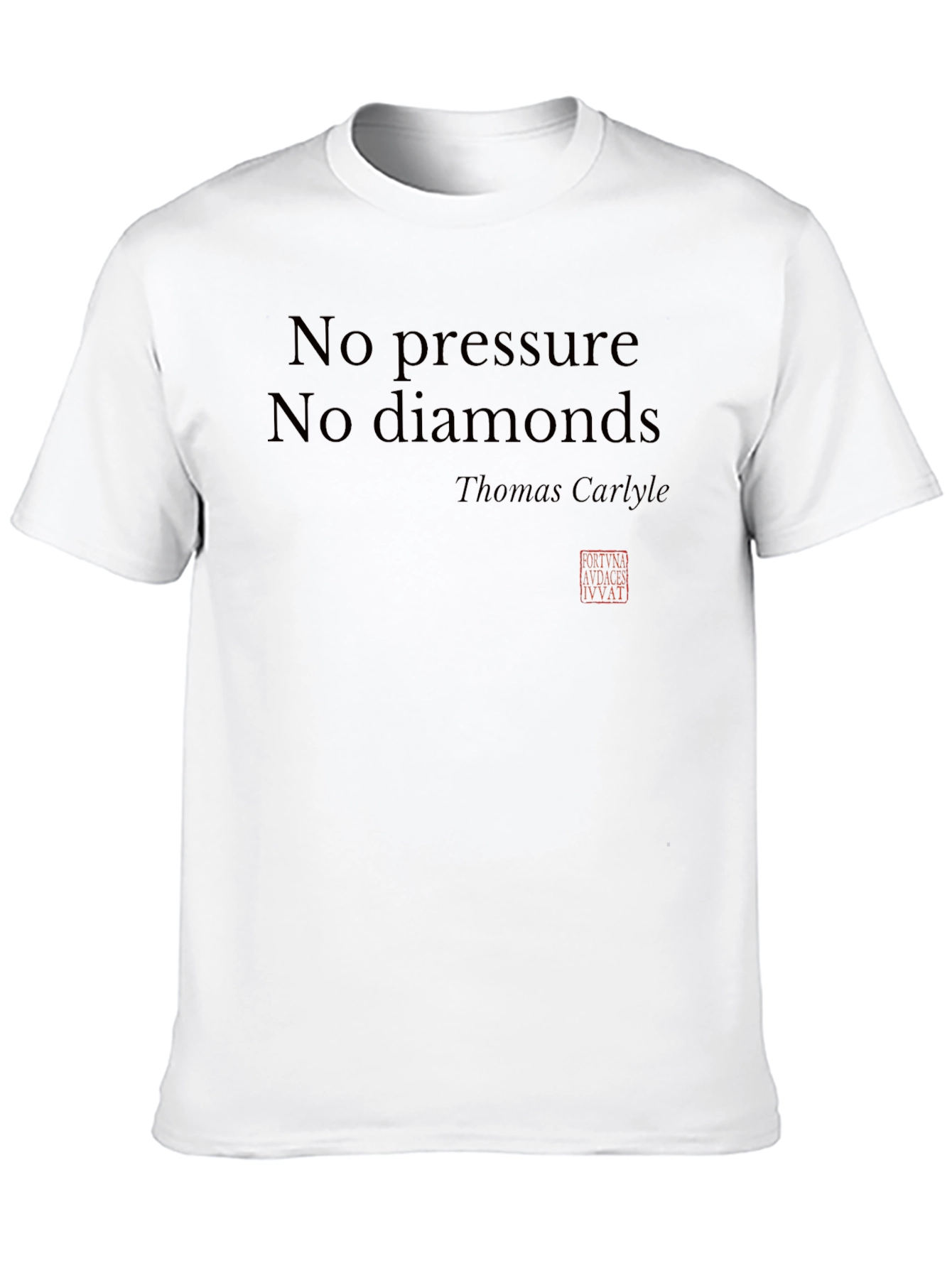 No Pressure No Diamonds Graphic T-Shirt