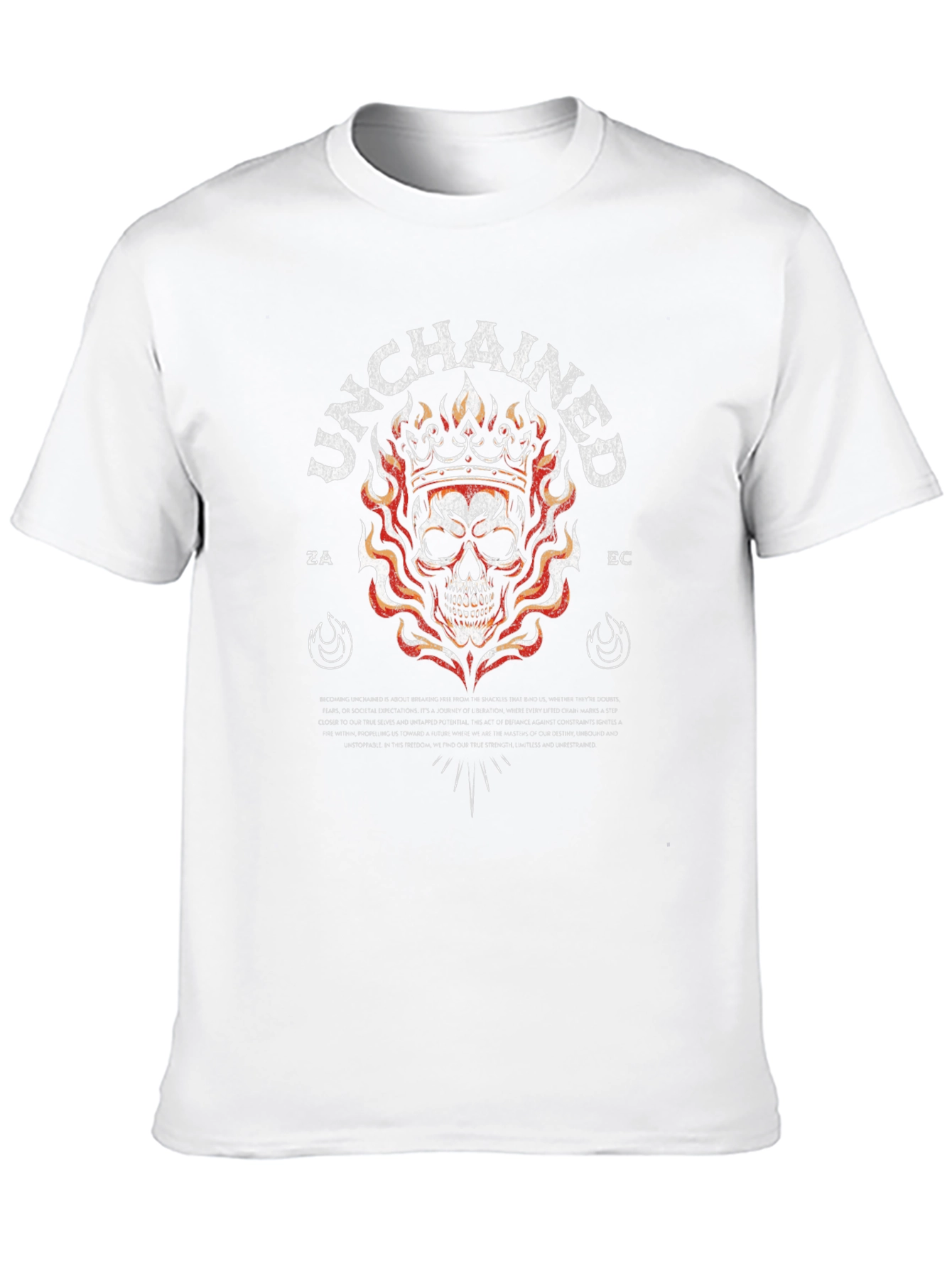 Unchained Skull Crown Graphic Tee