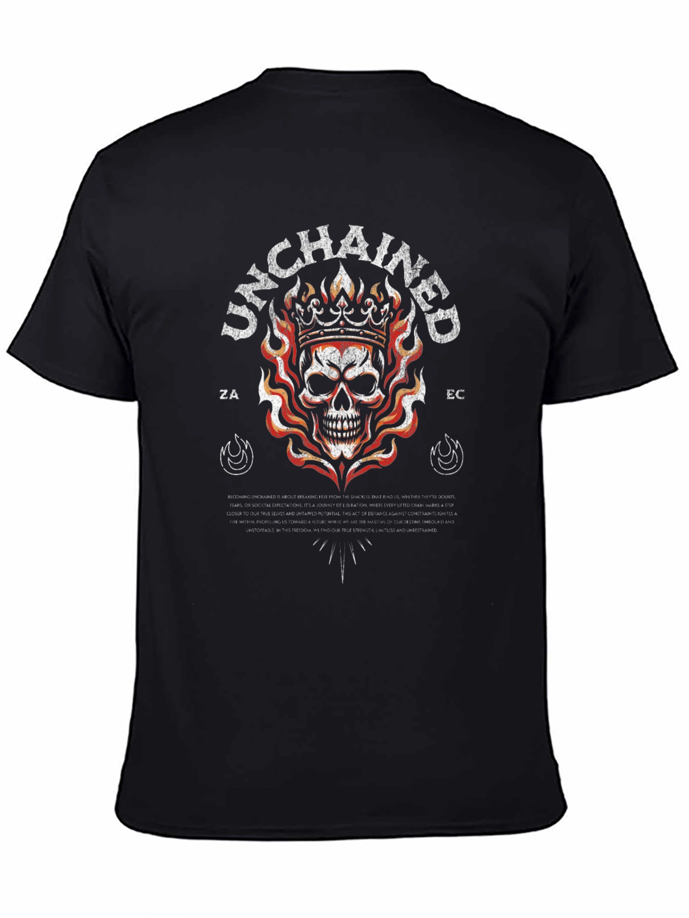 Unchained Skull Crown Graphic Tee