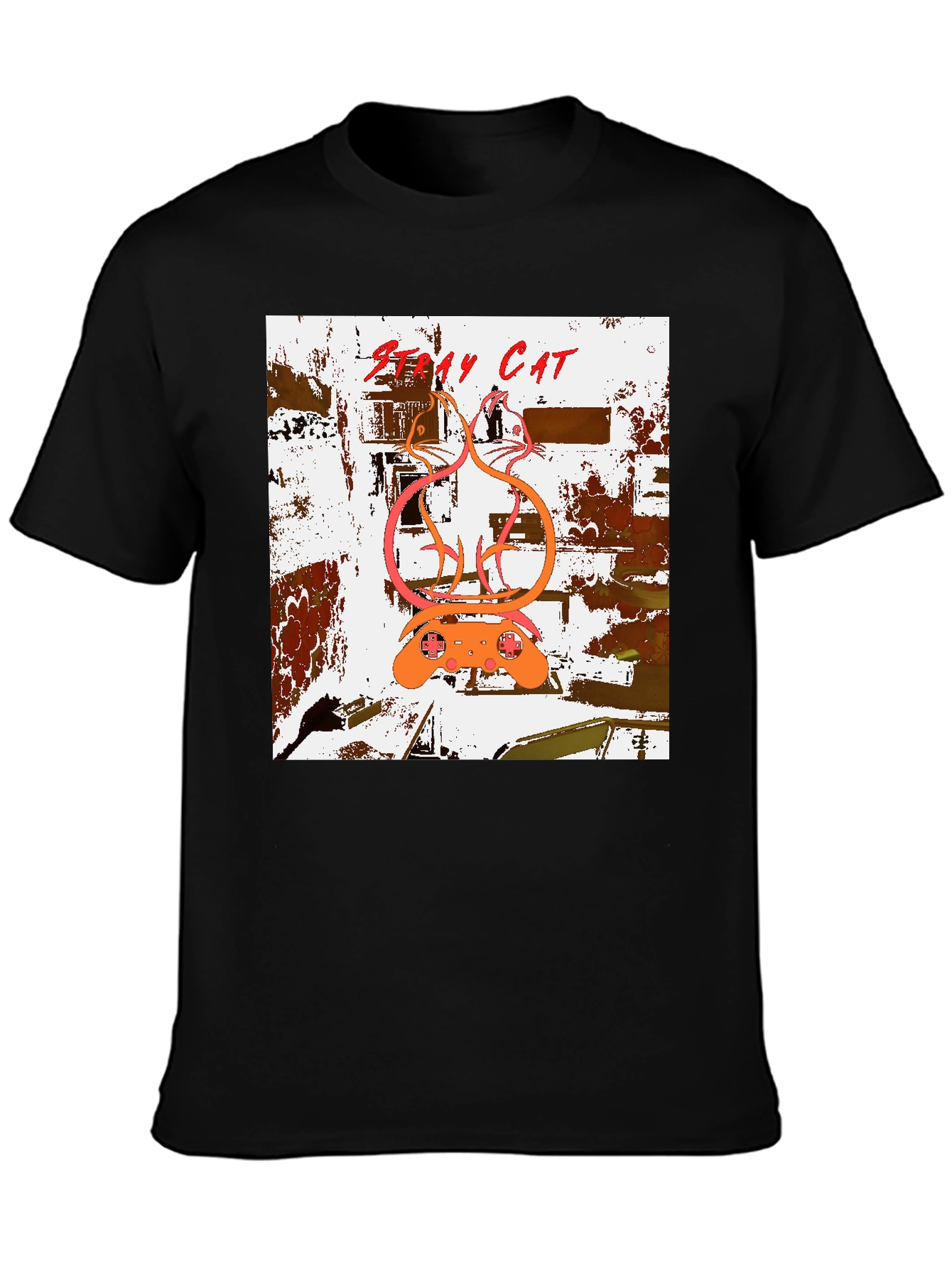 Stray Cat T-Shirt - Urban Style Graphic Tee