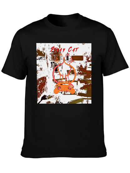 Stray Cat T-Shirt - Urban Style Graphic Tee