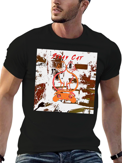 Stray Cat T-Shirt - Urban Style Graphic Tee