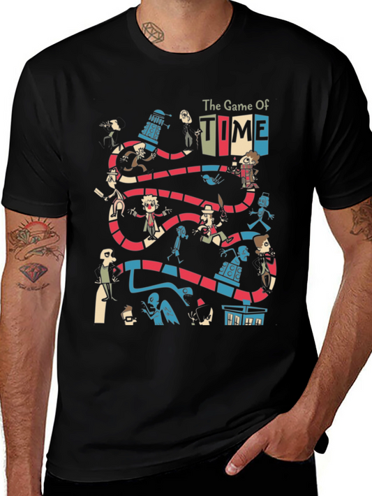 The Game of Time T-Shirt | Doctor Who Board Game Design