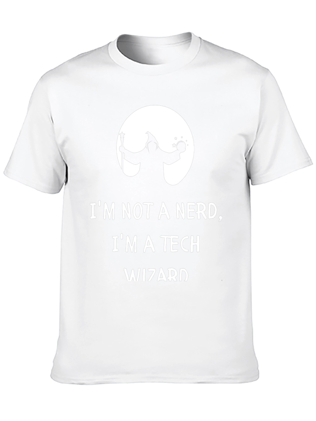 Tech Wizard Graphic Tee - Black