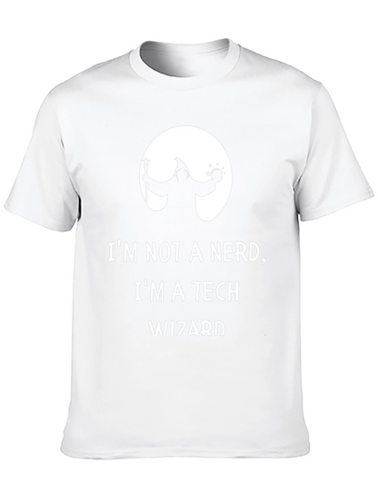 Tech Wizard Graphic Tee - Black