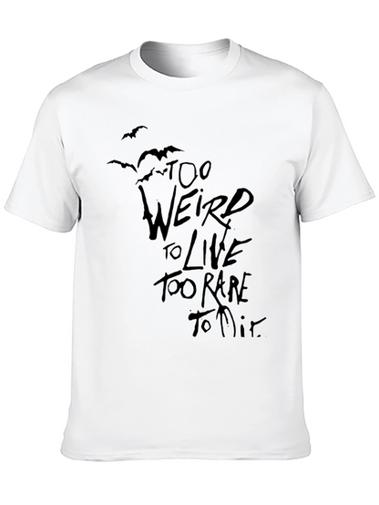 Too Weird to Live Black Graphic Tee