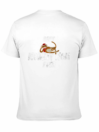 Best Monkey Mom Ever T-Shirt - Novelty Graphic Tee