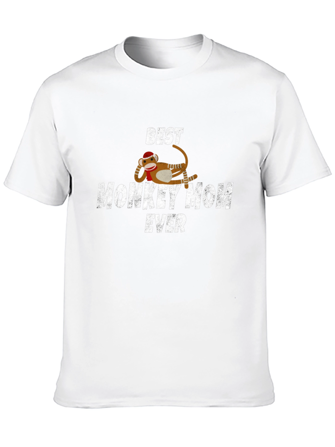 Best Monkey Mom Ever T-Shirt - Novelty Graphic Tee