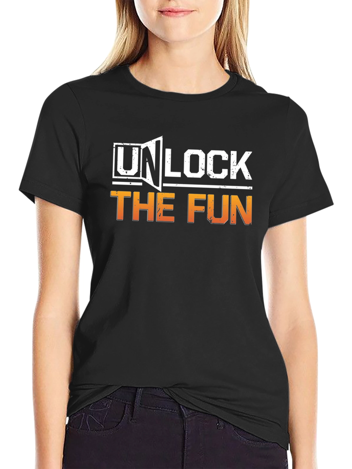 Unlock The Fun Graphic T-Shirt - Stylish Casual Wear