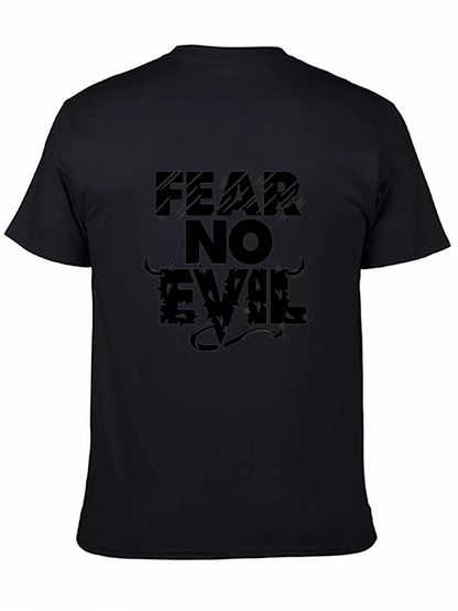 Fear No Evil Graphic T-Shirt - Black