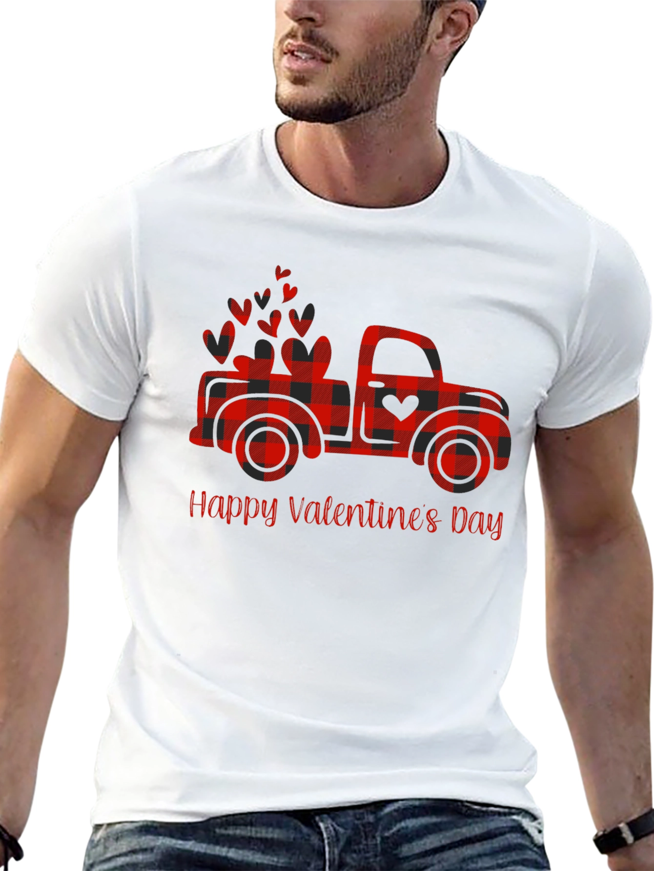 Happy Valentines Day Truck T-Shirt