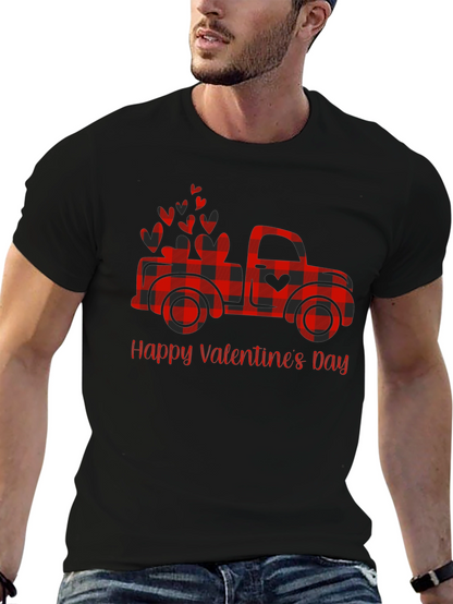 Happy Valentines Day Truck T-Shirt