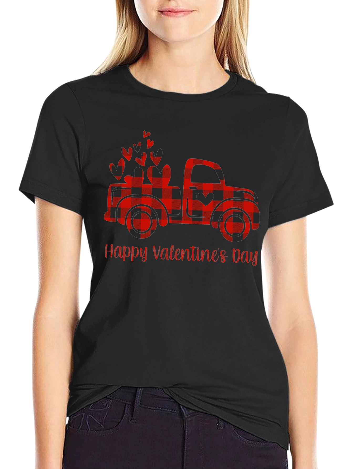Happy Valentines Day Truck T-Shirt