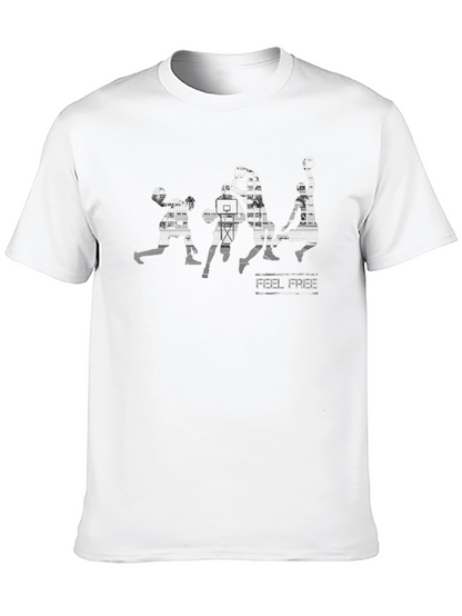 Mens Black Basketball Graphic T-Shirt