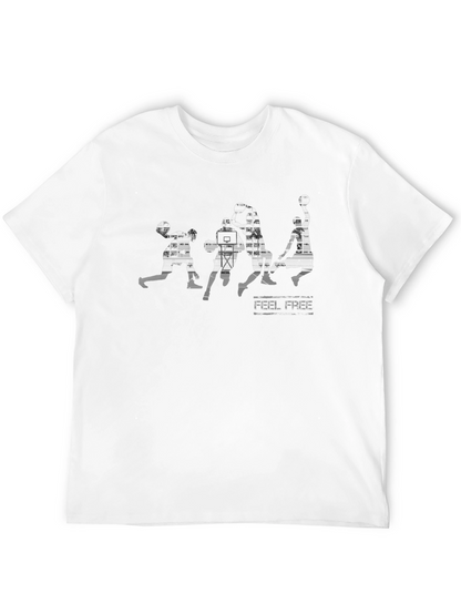 Mens Black Basketball Graphic T-Shirt