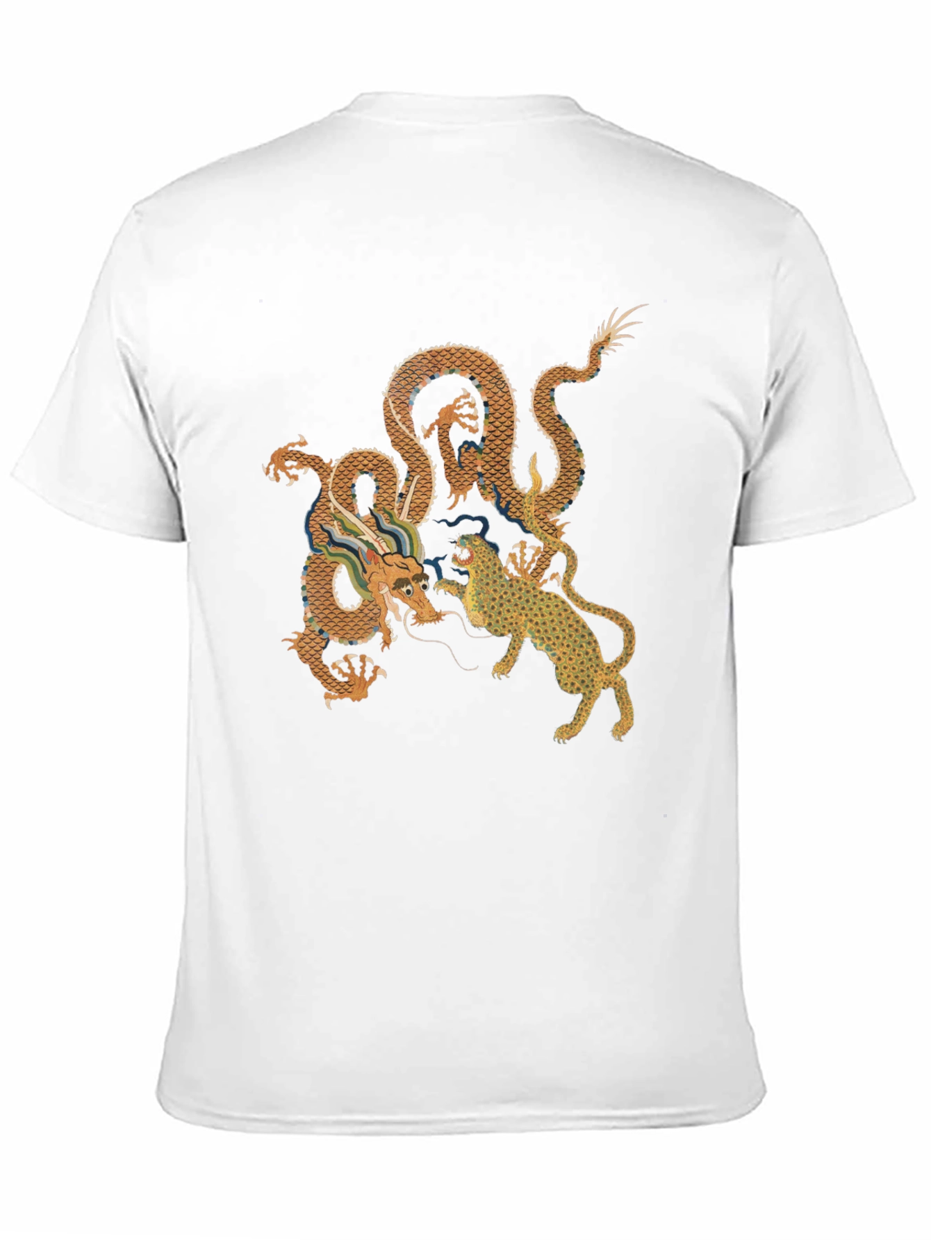 Dragon vs. Tiger Graphic Tee - Black
