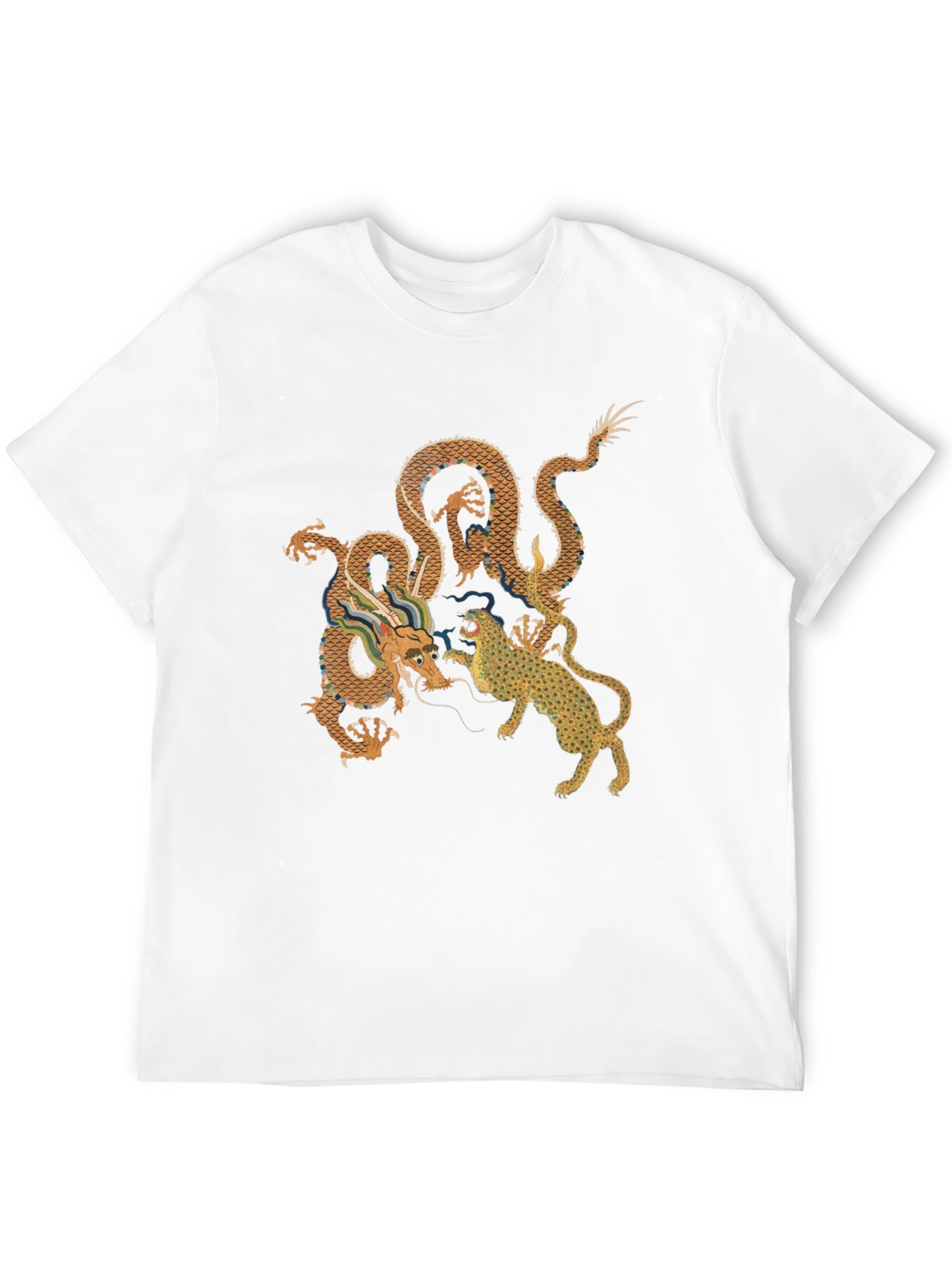 Dragon vs. Tiger Graphic Tee - Black