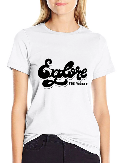Explore The World Black T-Shirt