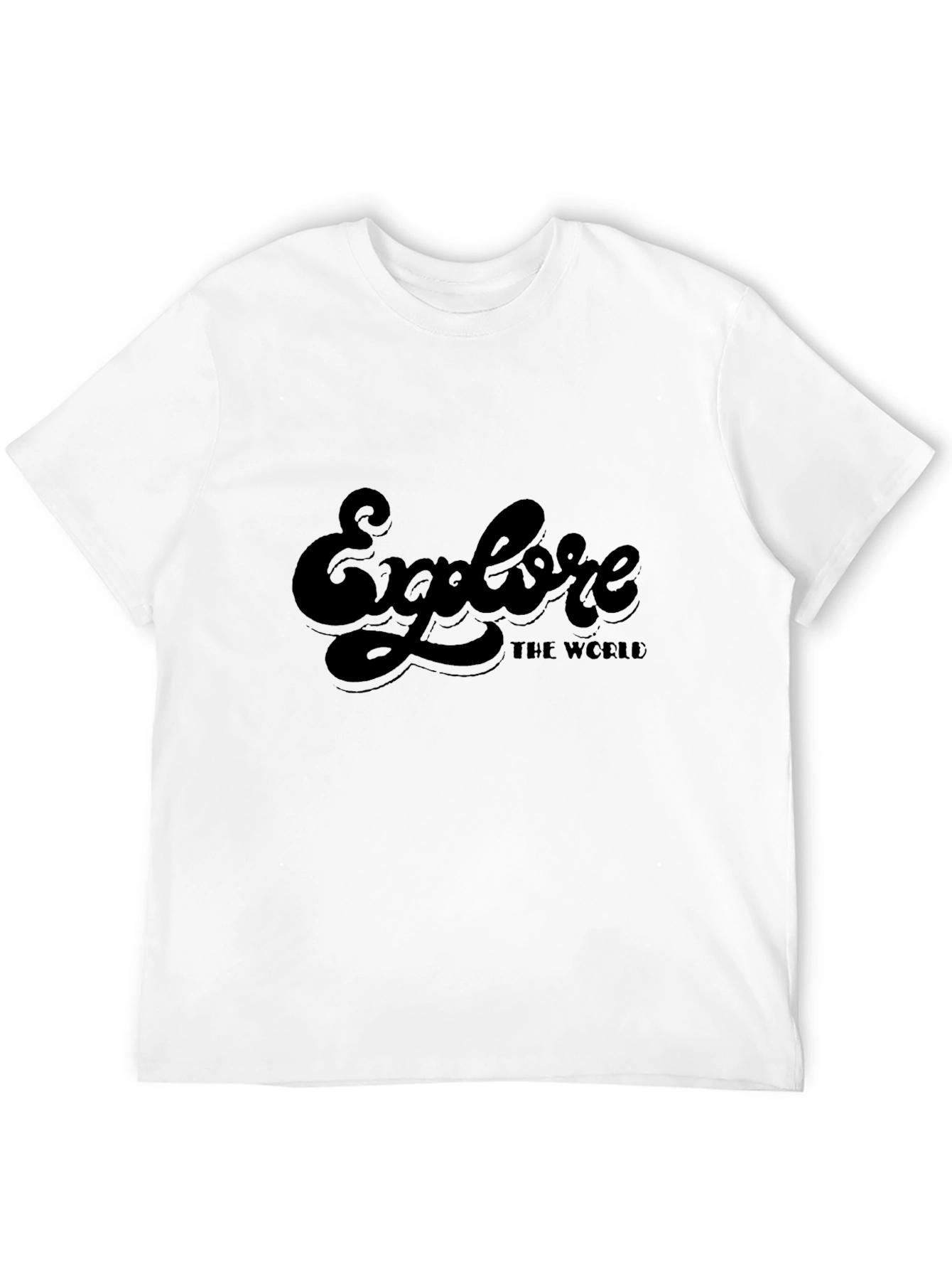Explore The World Black T-Shirt