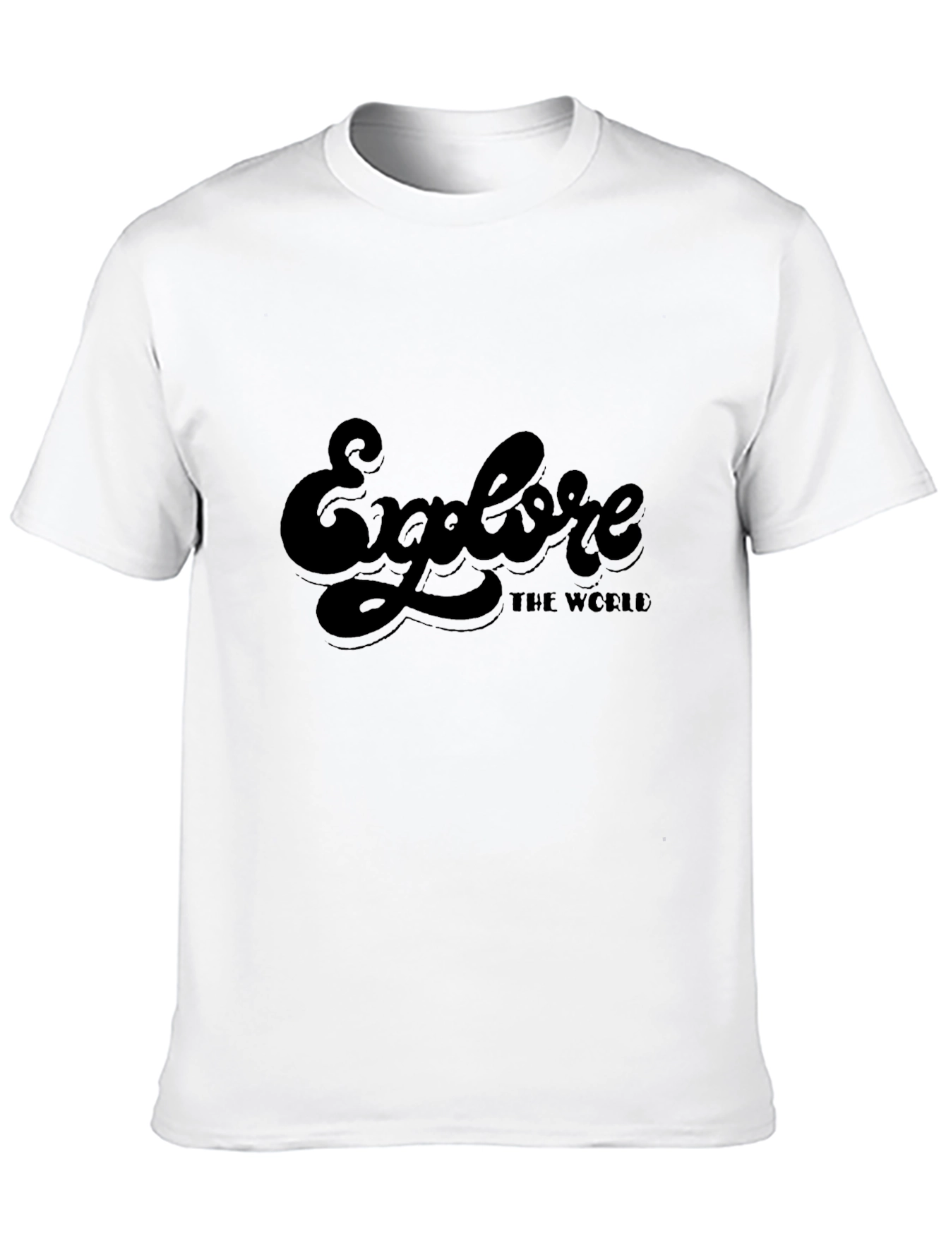 Explore The World Black T-Shirt