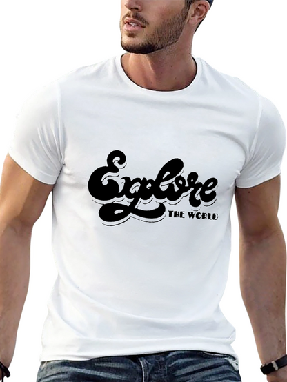 Explore The World Black T-Shirt