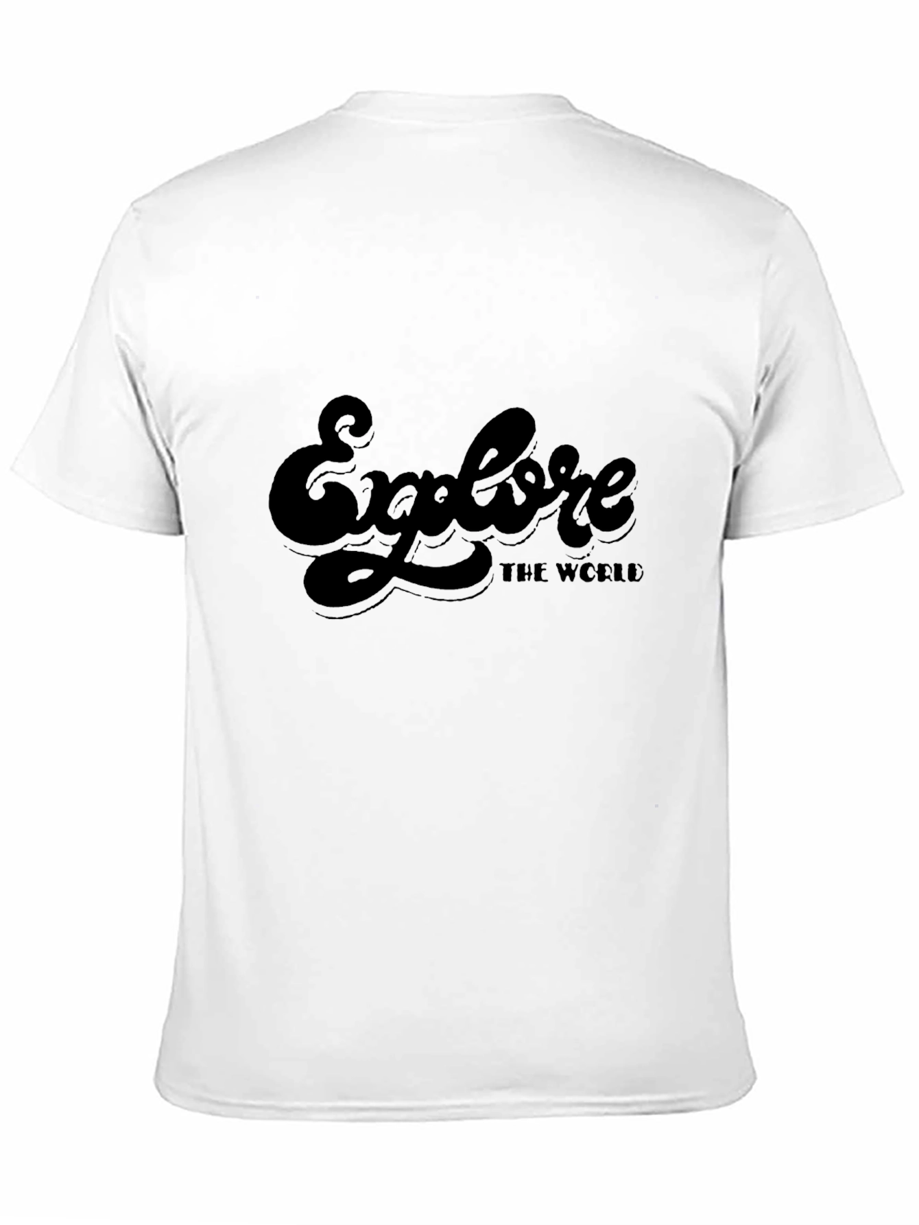 Explore The World Black T-Shirt