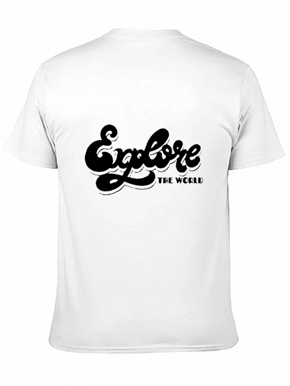 Explore The World Black T-Shirt