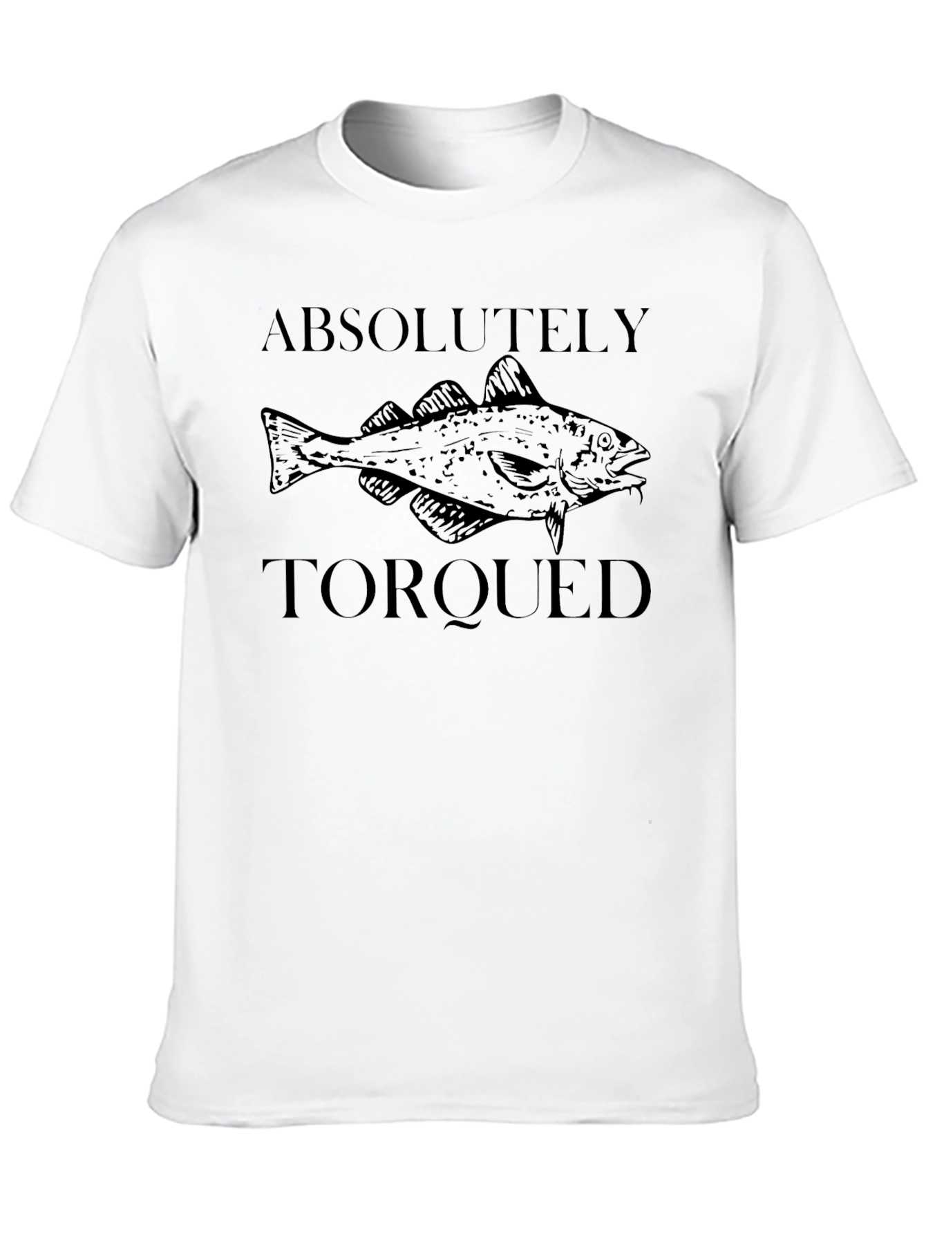 Absolutely Torqued Fish Graphic T-Shirt