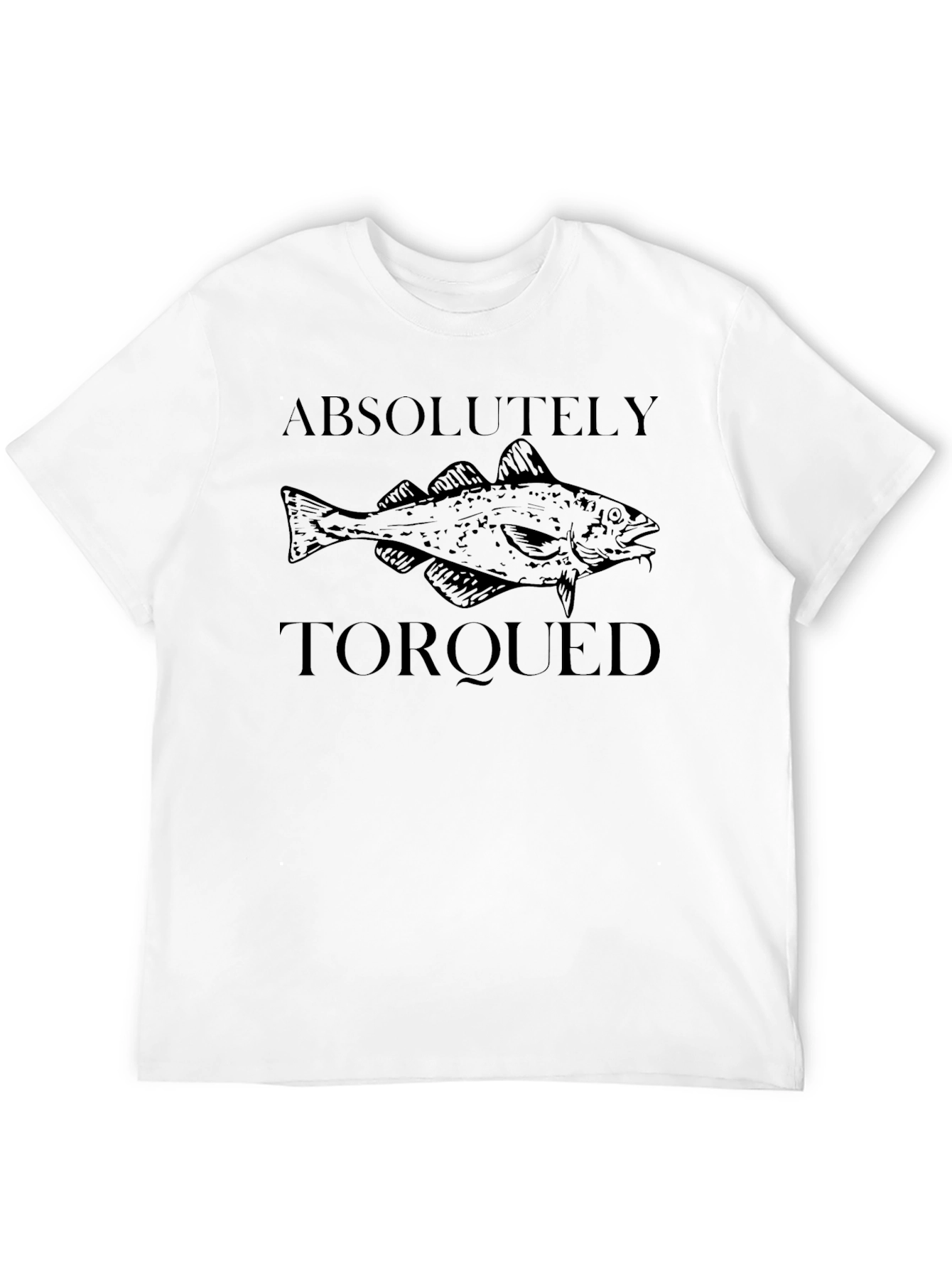 Absolutely Torqued Fish Graphic T-Shirt