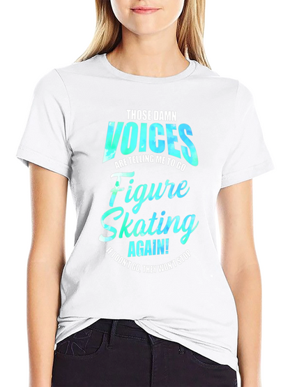 Figure Skating Voices Graphic T-Shirt