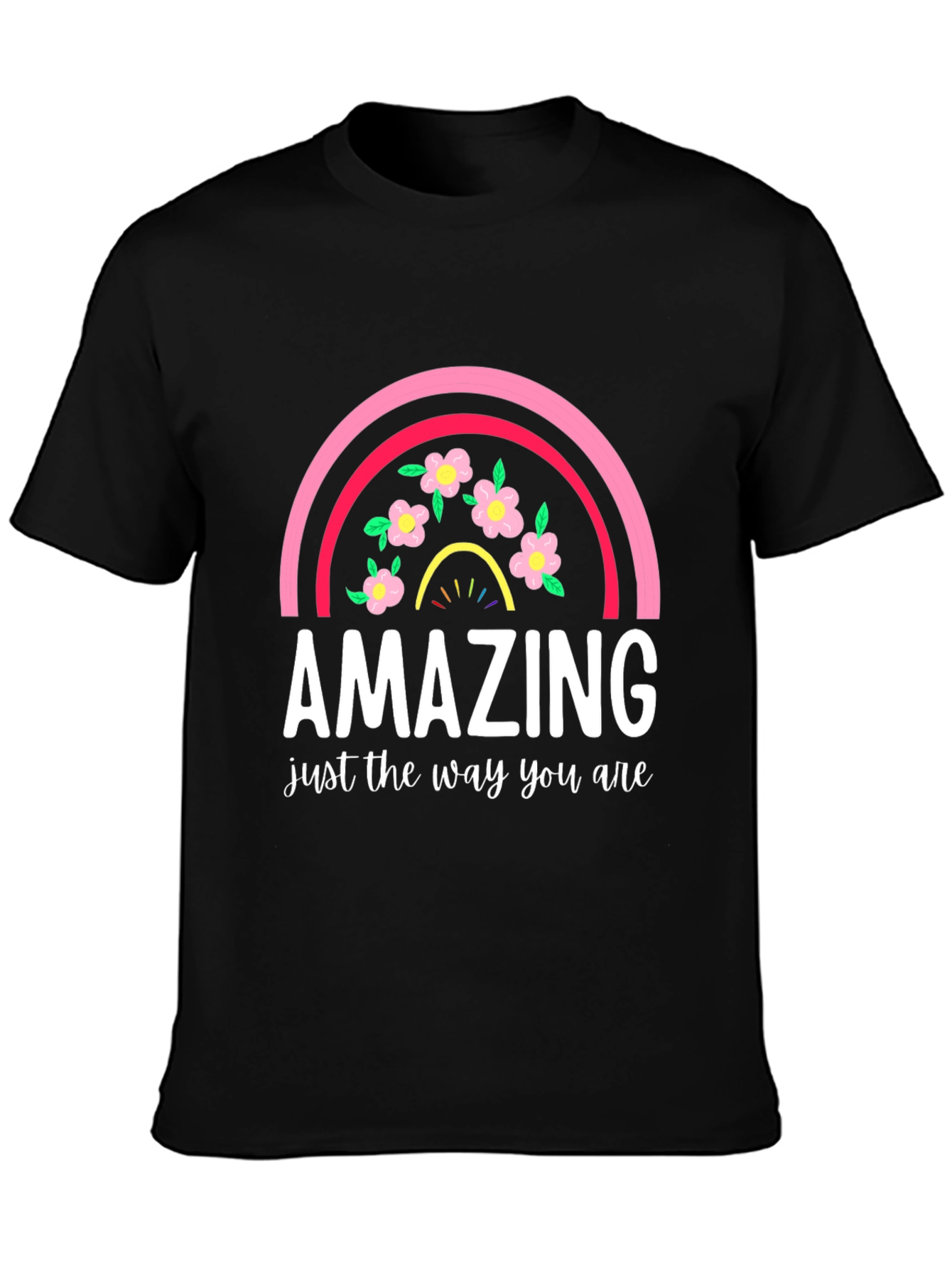 Amazing Rainbow Floral T-Shirt