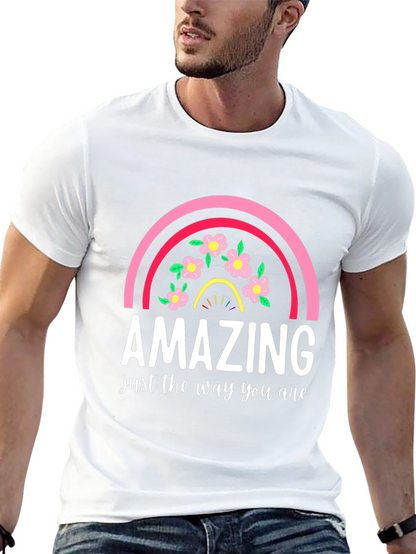 Amazing Rainbow Floral T-Shirt