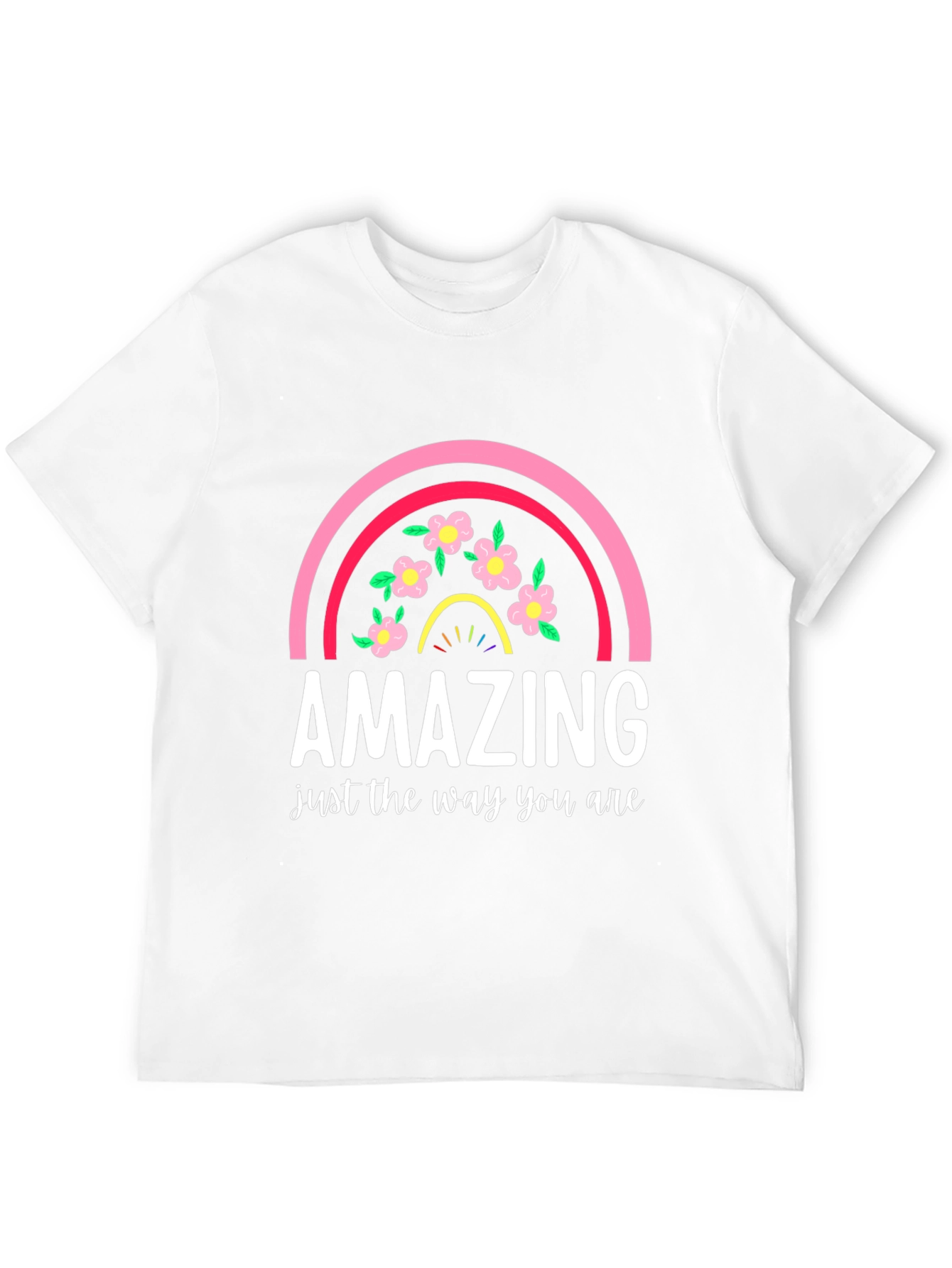 Amazing Rainbow Floral T-Shirt
