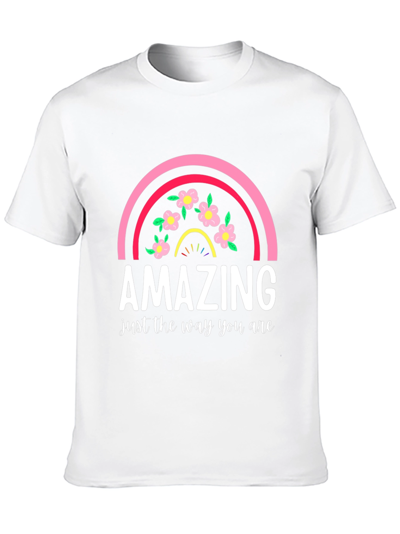 Amazing Rainbow Floral T-Shirt