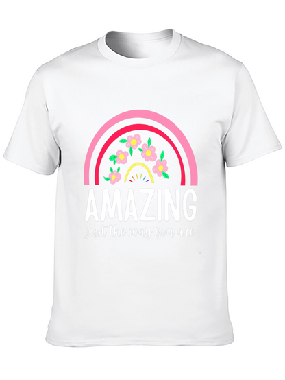 Amazing Rainbow Floral T-Shirt
