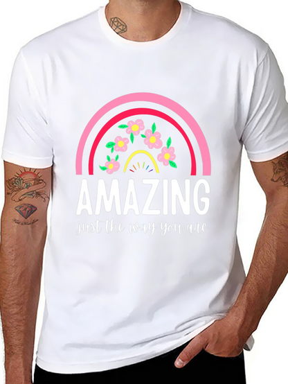 Amazing Rainbow Floral T-Shirt