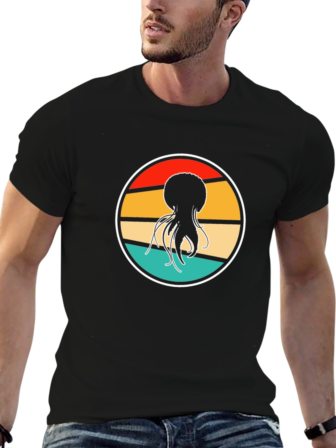Retro Jellyfish Graphic Tee