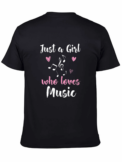 Just a Girl Who Loves Music T-Shirt