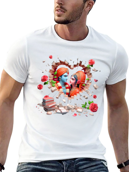 Radha Krishna Heartbreak T-Shirt