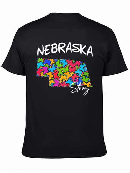 Nebraska Strong Butterfly State T-Shirt