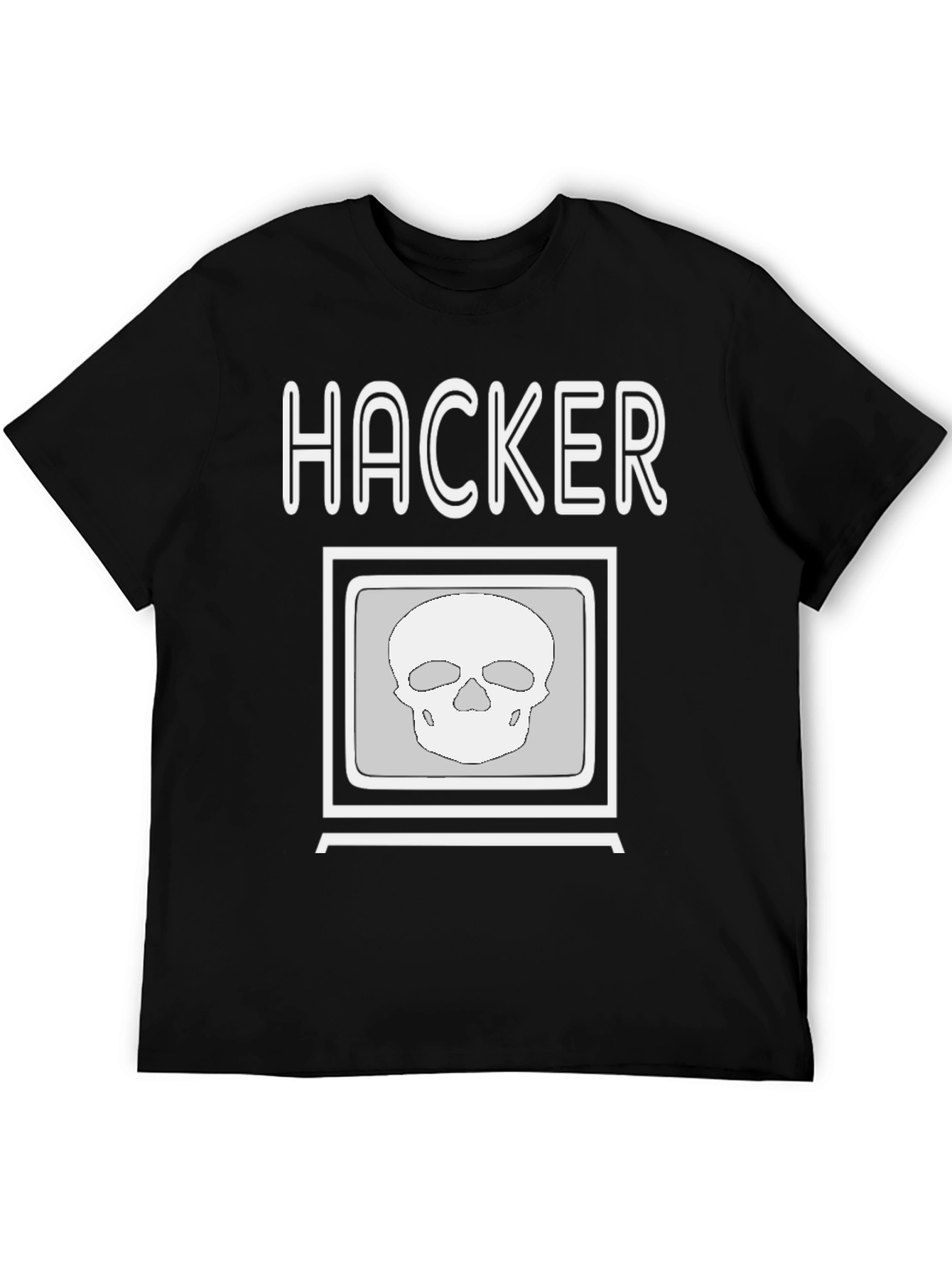 Hacker Skull T-Shirt - Stylish and Edgy Design