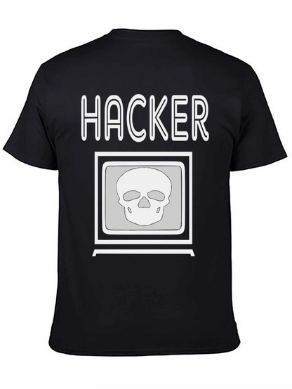 Hacker Skull T-Shirt - Stylish and Edgy Design