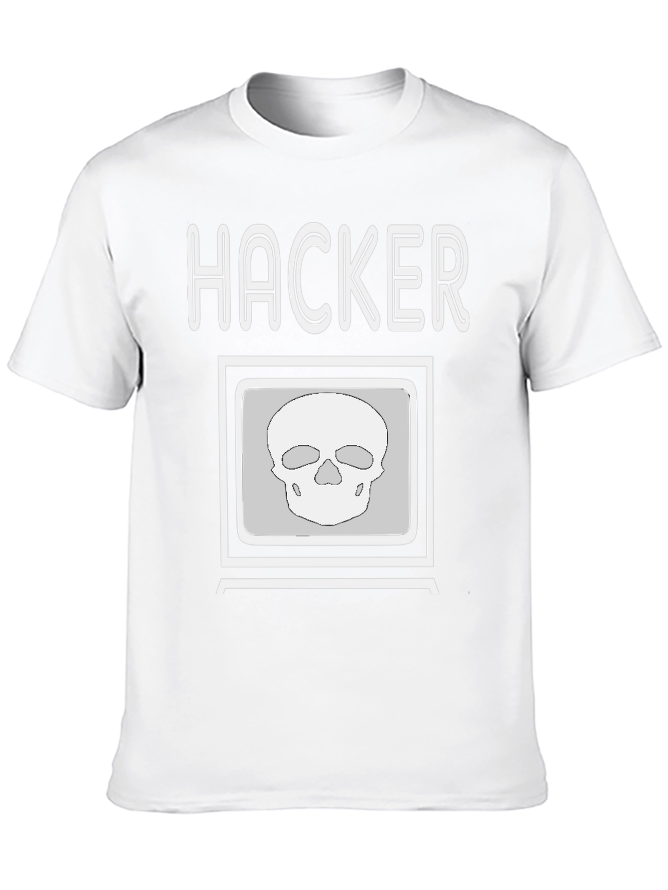 Hacker Skull T-Shirt - Stylish and Edgy Design