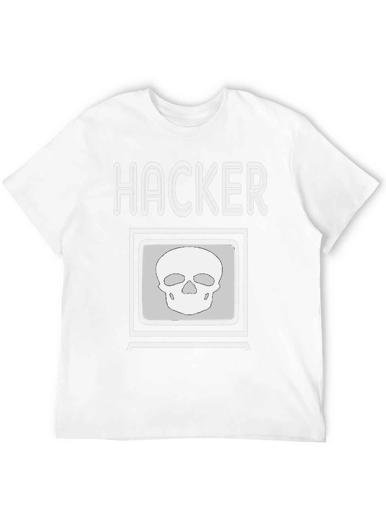 Hacker Skull T-Shirt - Stylish and Edgy Design