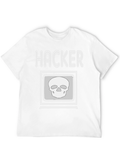 Hacker Skull T-Shirt - Stylish and Edgy Design