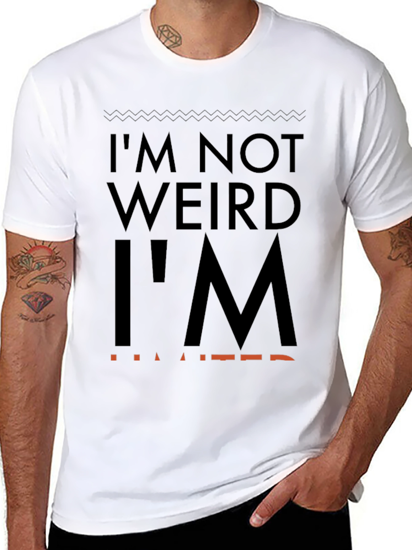 Im Not Weird Im Limited Graphic Tee