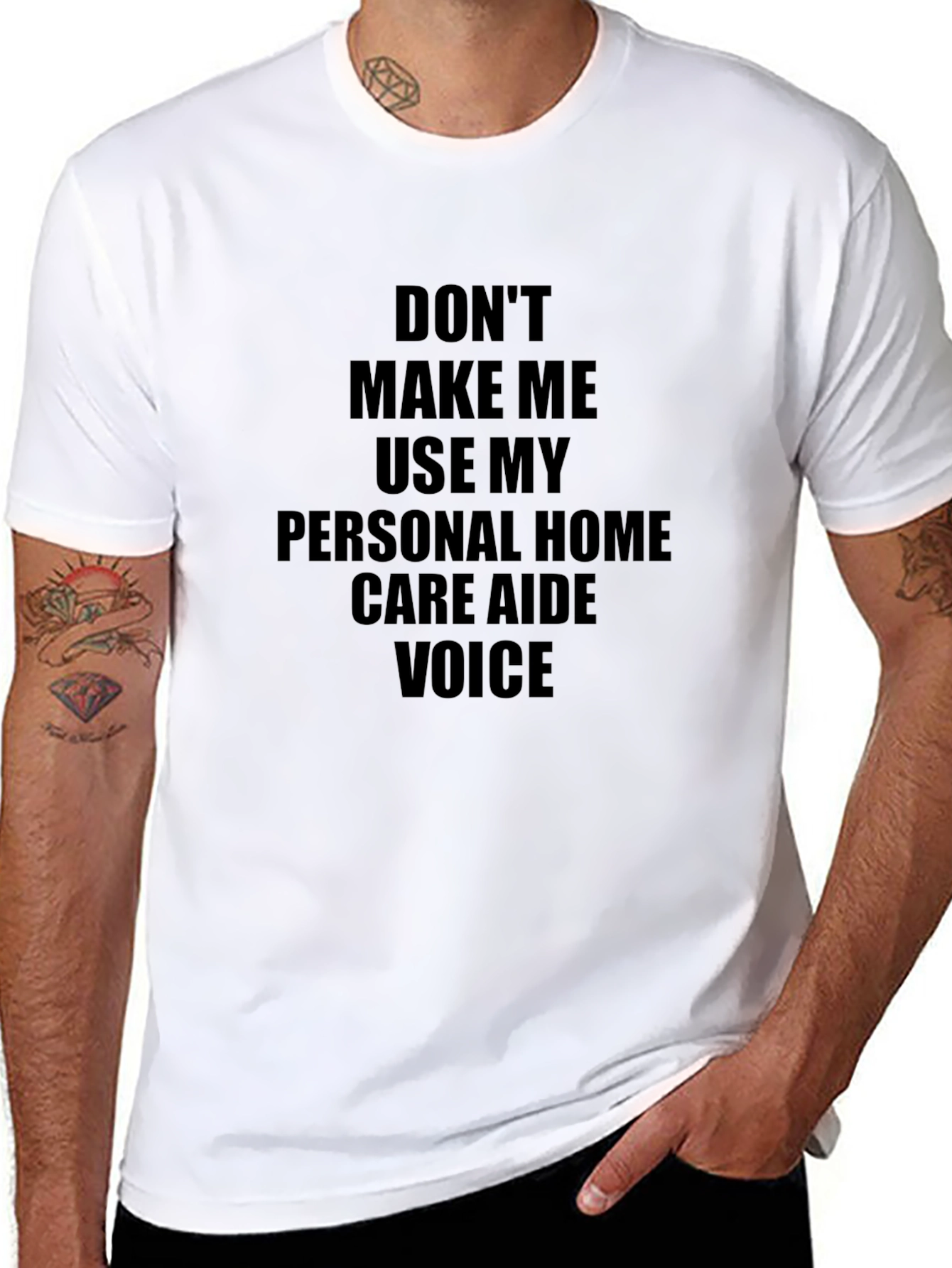 Home Care Aide Voice T-Shirt - Funny Caregiver Tee